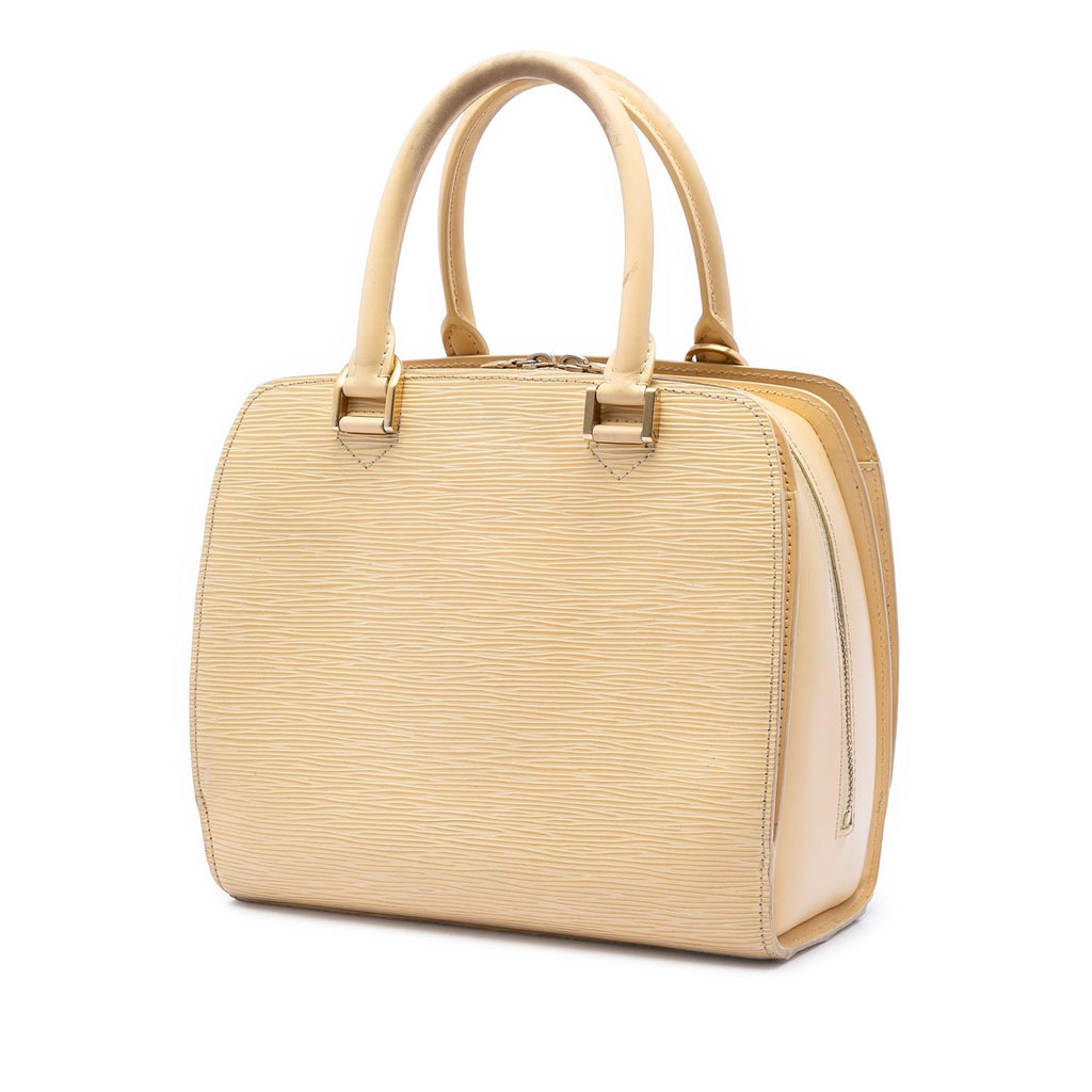 Louis Vuitton Epi Pont Neuf PM Satchel - Beige