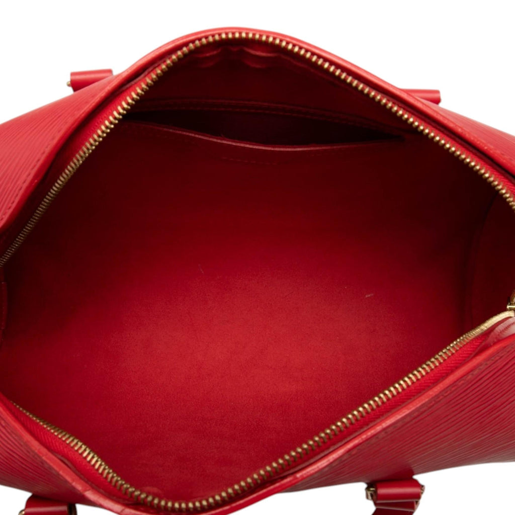 Louis Vuitton Epi Soufflot Satchel - Red