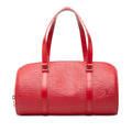 Louis Vuitton Epi Soufflot Satchel - Red