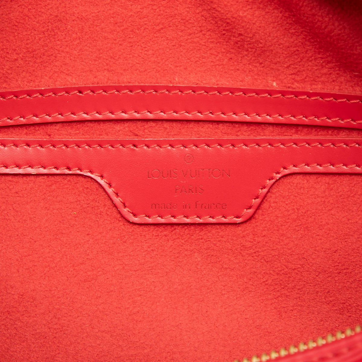 Louis Vuitton Epi Soufflot Satchel - Red