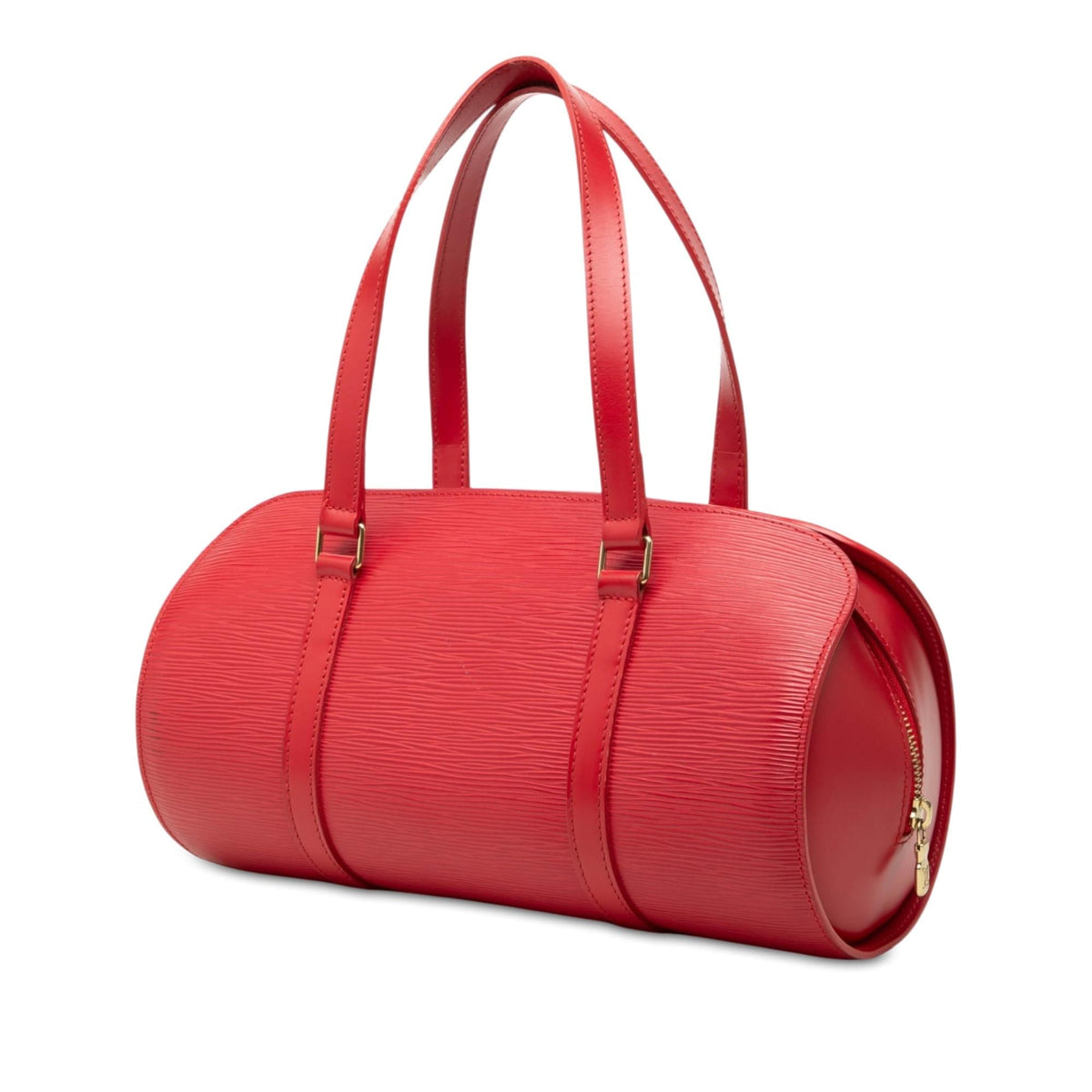 Louis Vuitton Epi Soufflot Satchel - Red