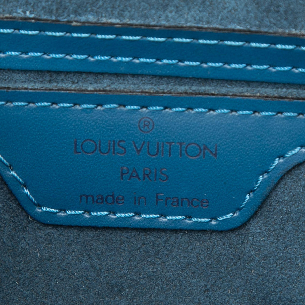 Louis Vuitton Epi Soufflot Shoulder Bag - Blue