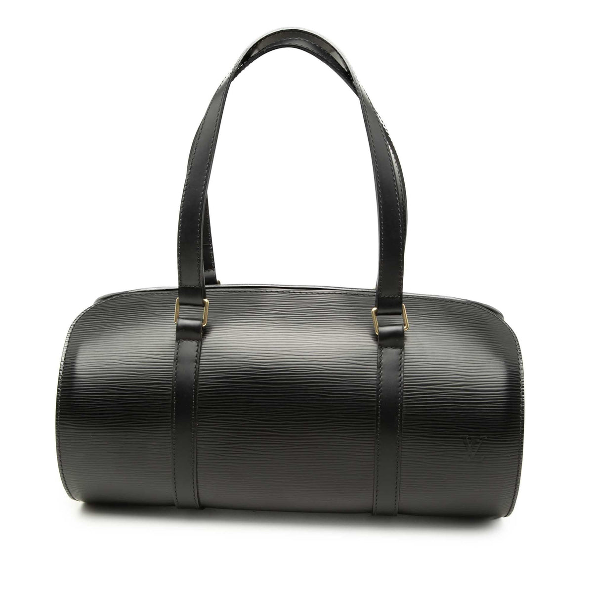 Louis Vuitton Epi Soufflot Satchel - Black