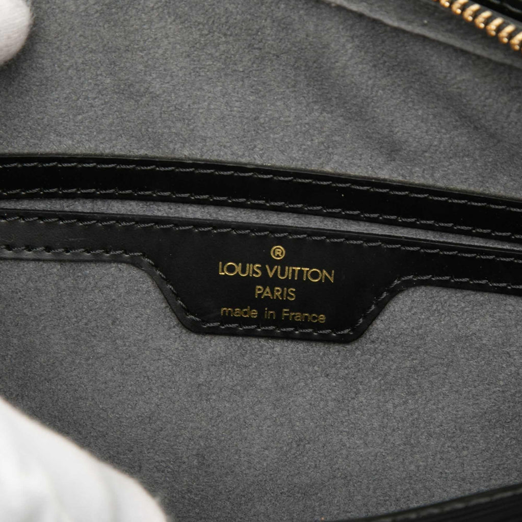 Louis Vuitton Epi Soufflot Satchel - Black
