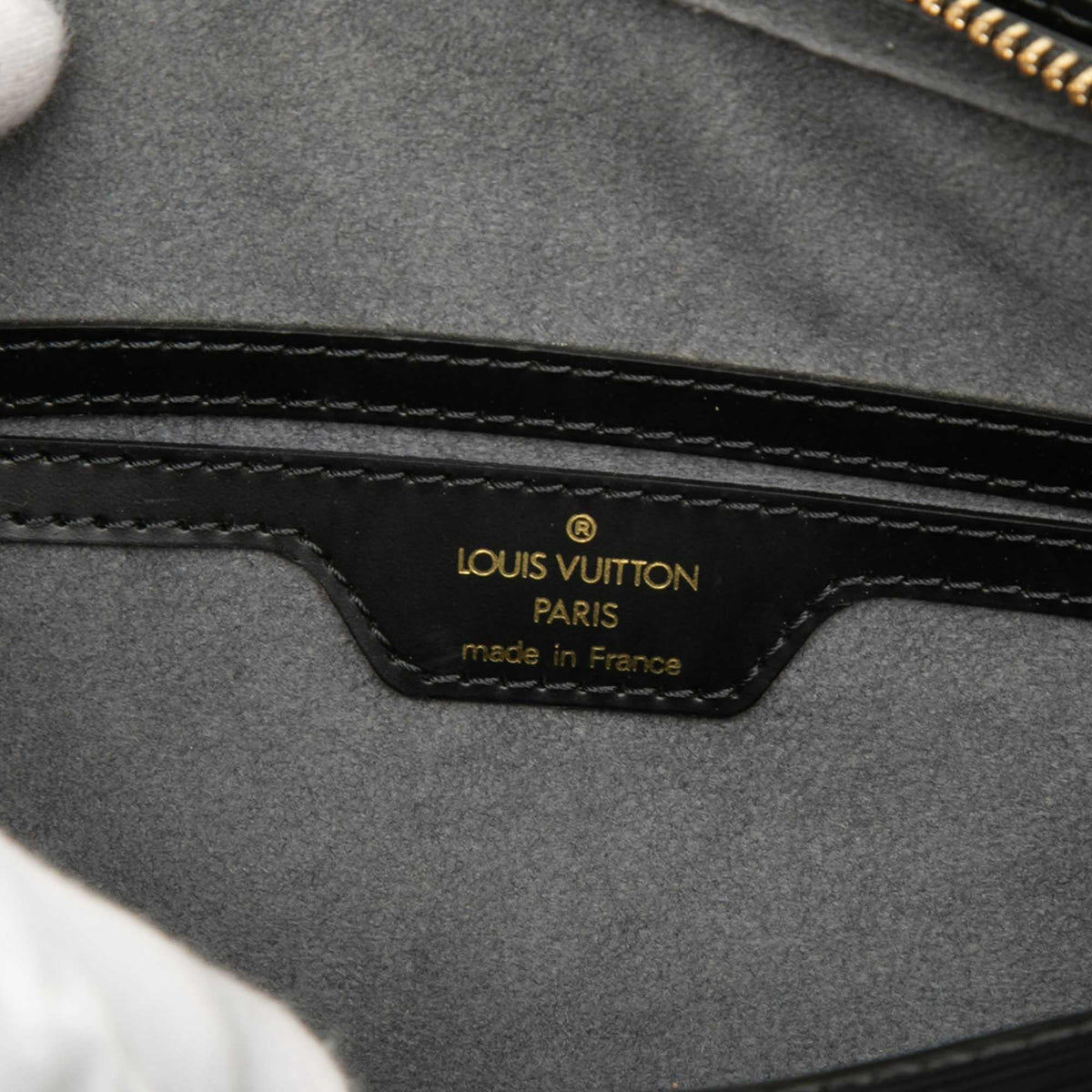 Louis Vuitton Epi Soufflot Satchel - Black