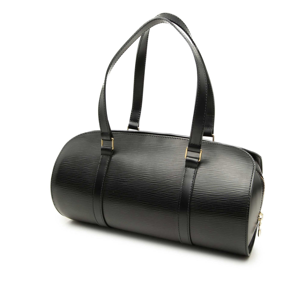 Louis Vuitton Epi Soufflot Satchel - Black