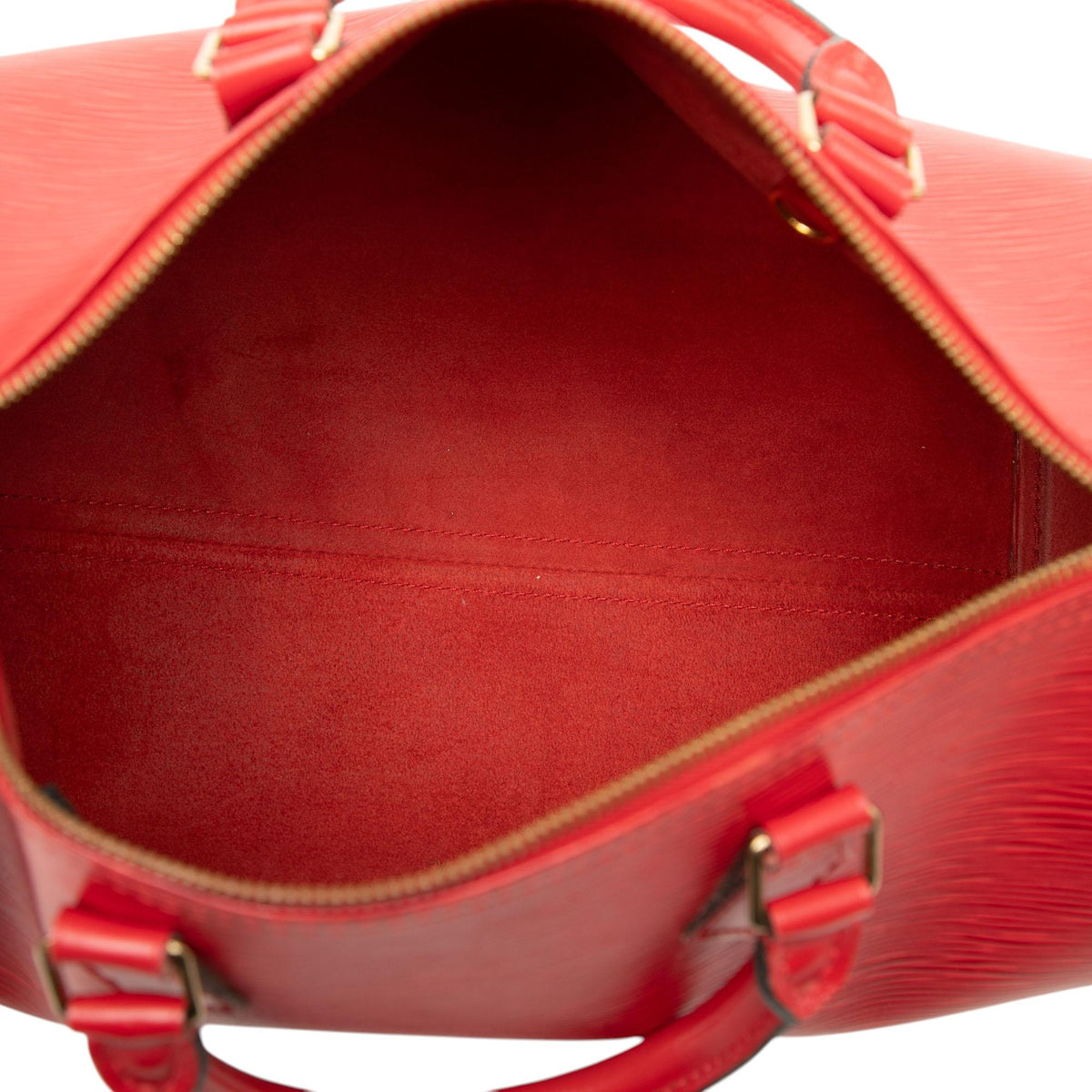 Louis Vuitton Epi Speedy 30 Satchel - Red