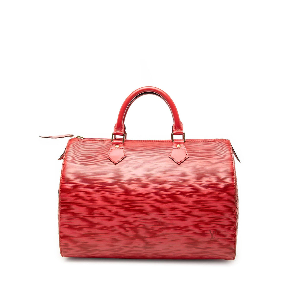 Louis Vuitton Epi Speedy 30 Satchel - Red