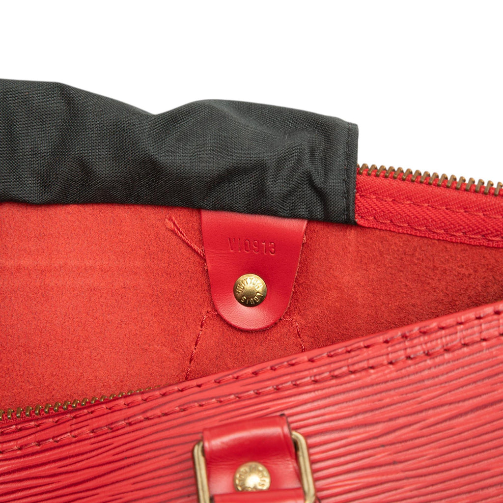 Louis Vuitton Epi Speedy 30 Satchel - Red
