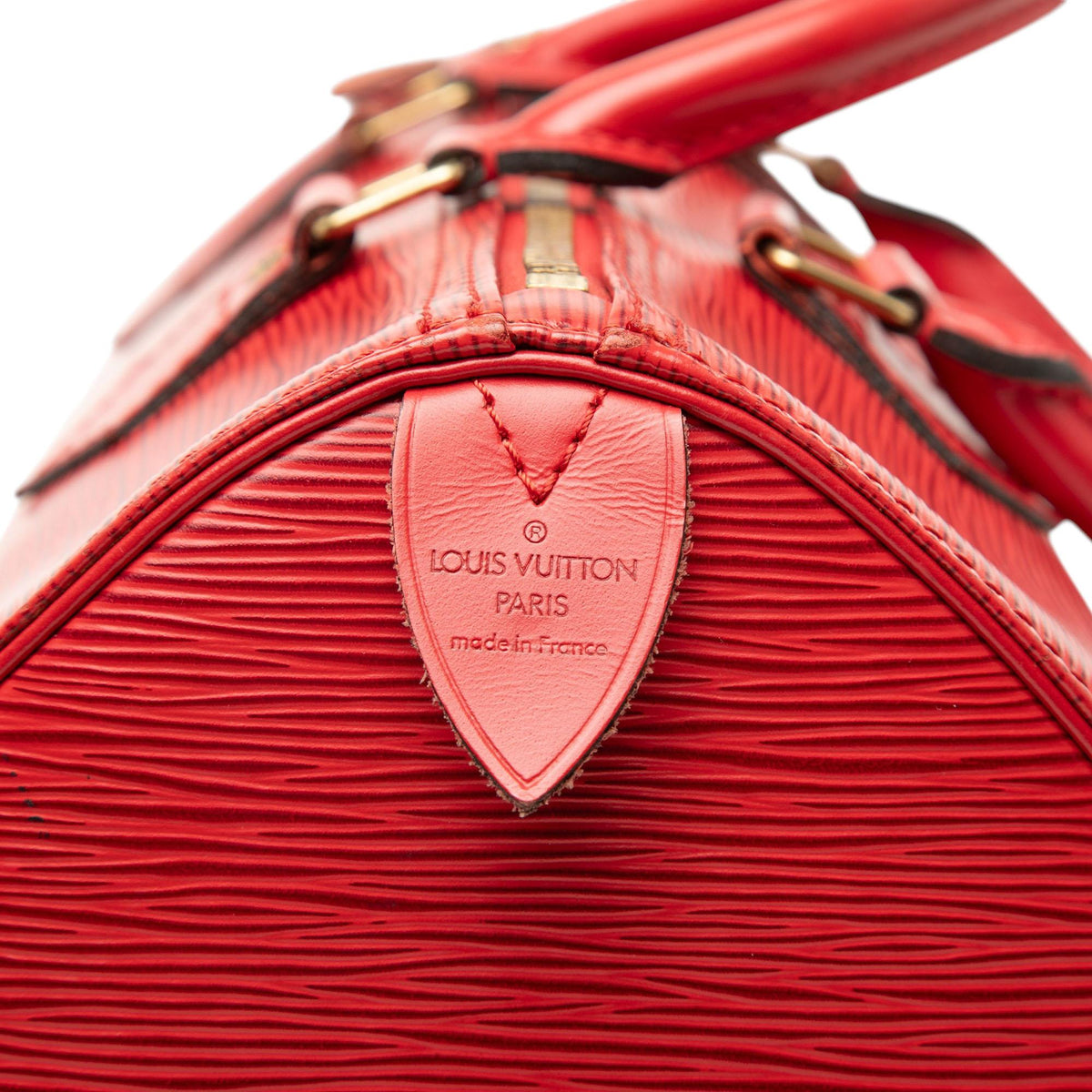 Louis Vuitton Epi Speedy 30 Satchel - Red