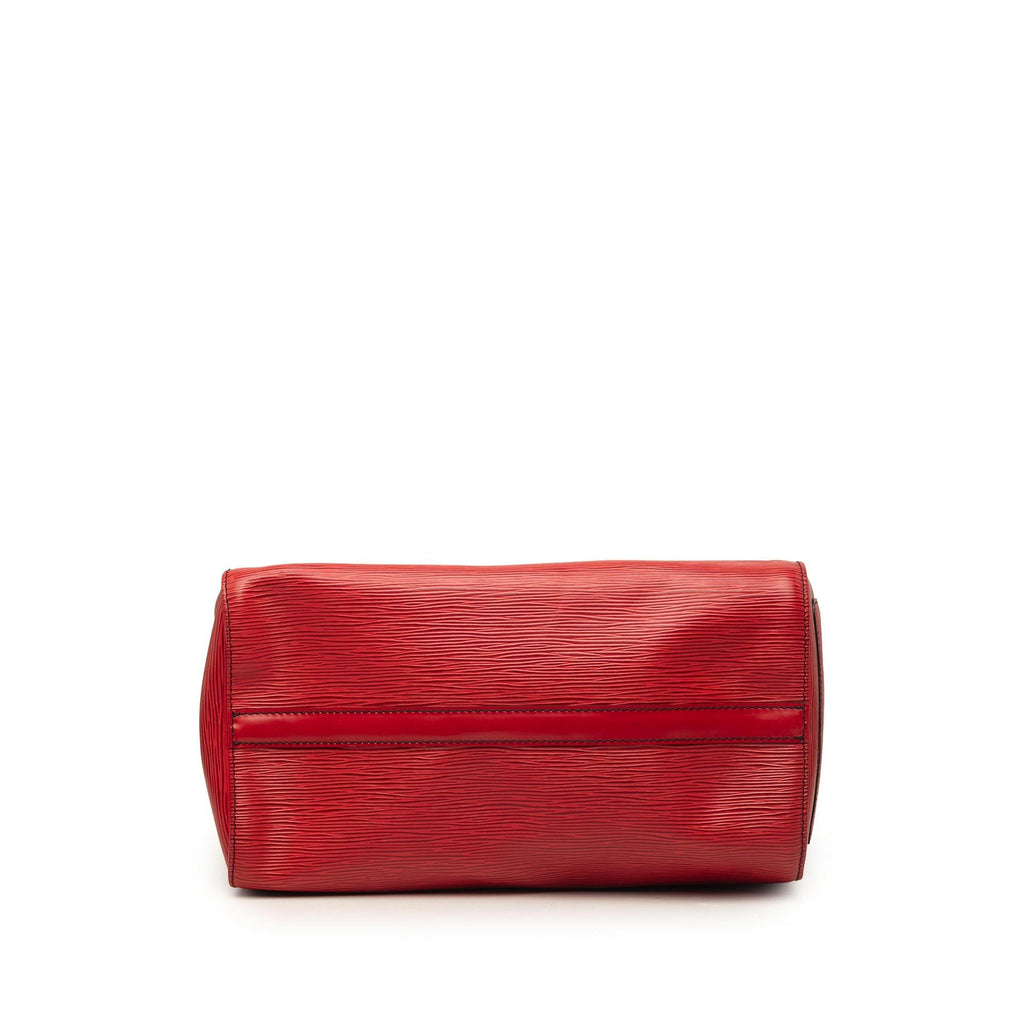 Louis Vuitton Epi Speedy 35 Satchel - Red