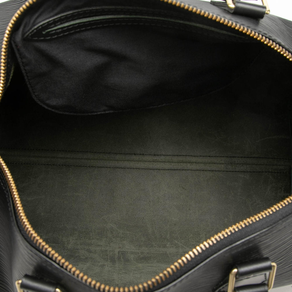 Louis Vuitton Epi Speedy 35 Satchel - Black