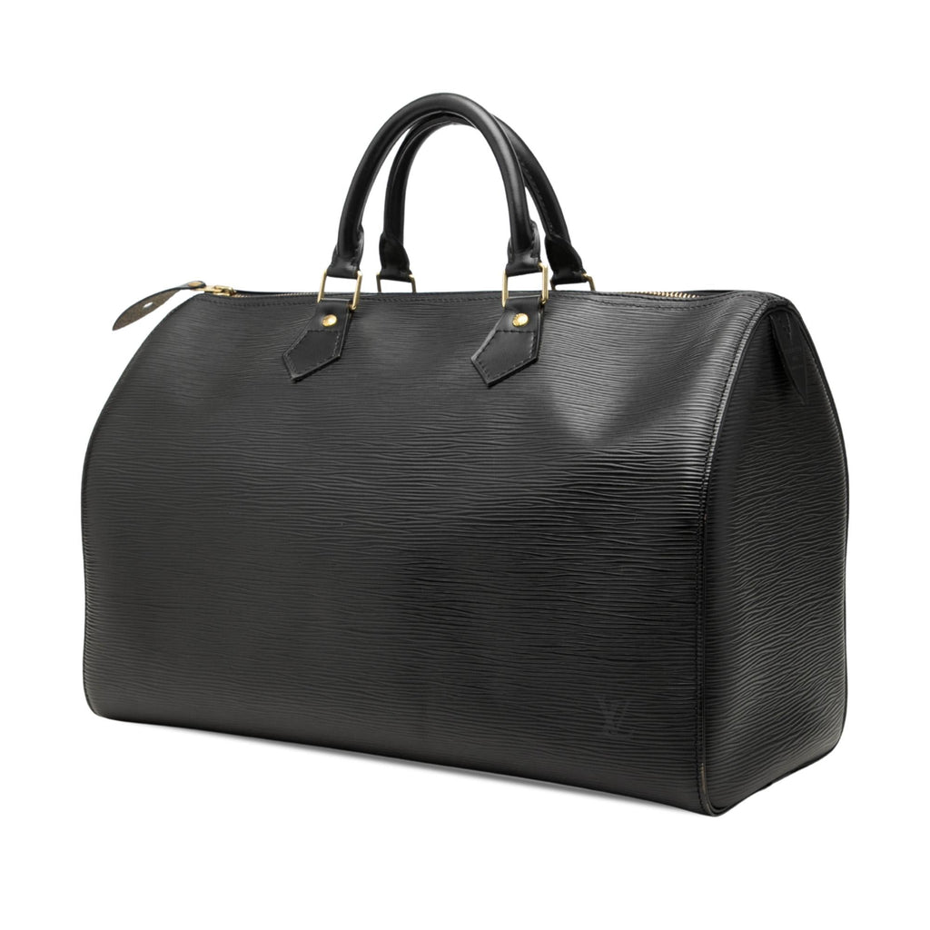 Louis Vuitton Epi Speedy 35 Satchel - Black