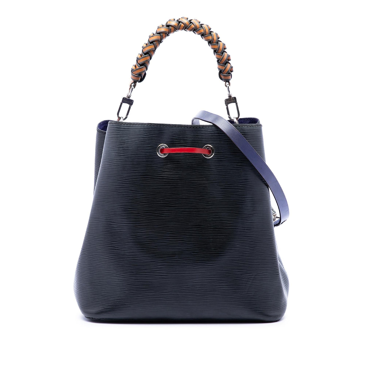 Louis Vuitton Epi Tricolor Braided Neonoe MM Shoulder Bag - Black