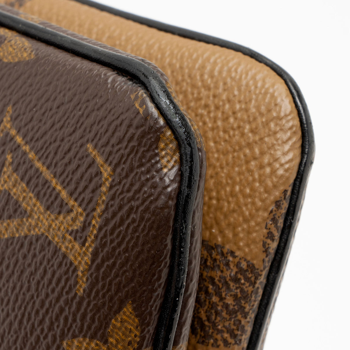 Louis Vuitton Giant Monogram Canvas Double Zip Pochette - Brown