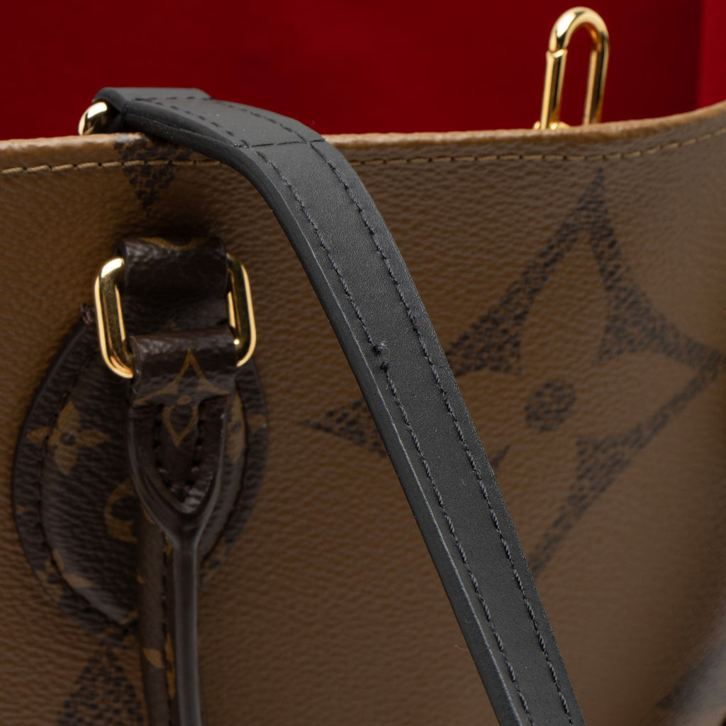 Louis Vuitton Giant Monogram Canvas Onthego GM Tote Bag - Brown