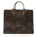 Louis Vuitton Giant Monogram Canvas Onthego GM Tote Bag - Brown
