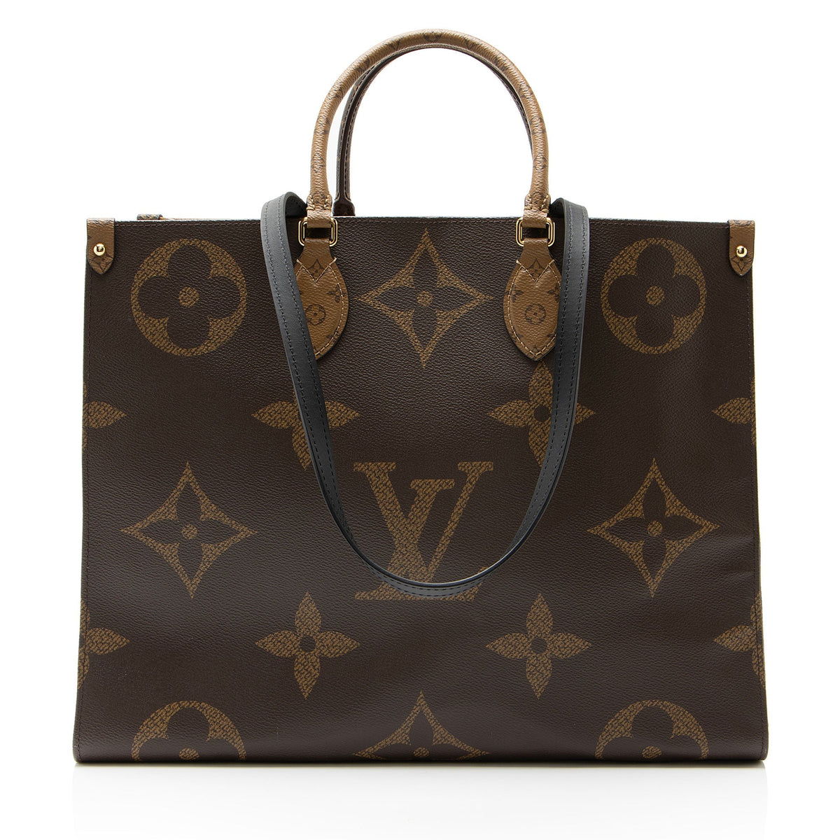 Louis Vuitton Giant Monogram Canvas Onthego GM Tote Bag - Brown