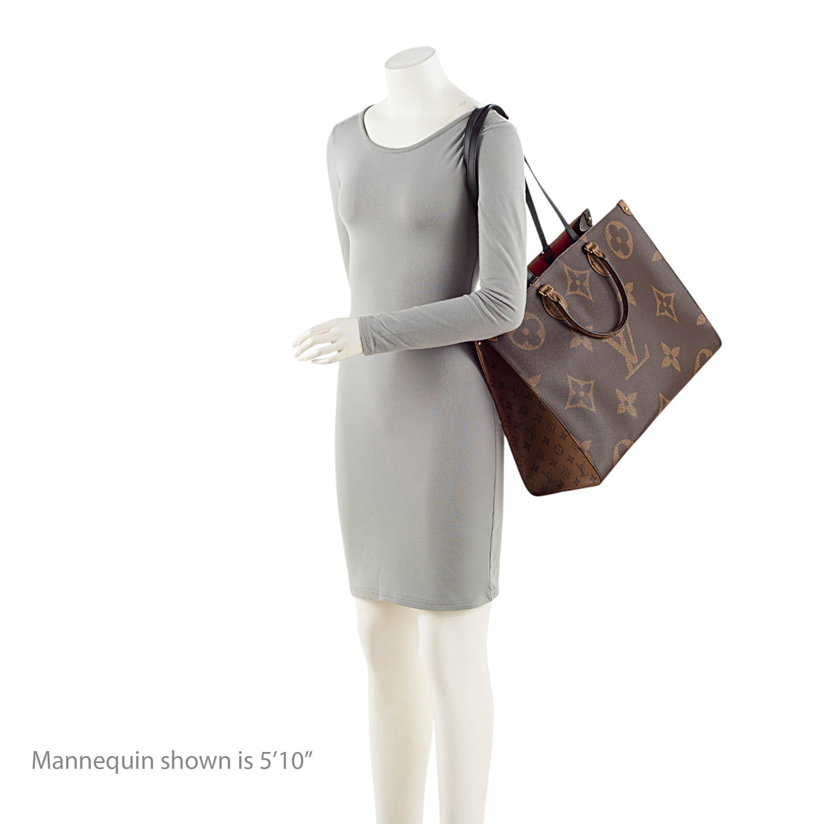 Louis Vuitton Giant Monogram Canvas Onthego GM Tote Bag - Brown