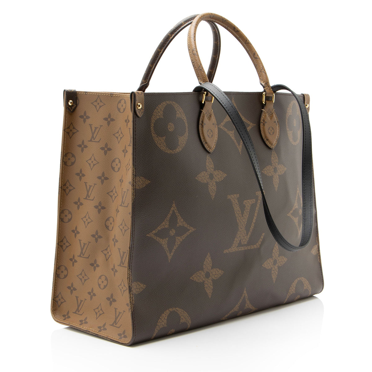 Louis Vuitton Giant Monogram Canvas Onthego GM Tote Bag - Brown