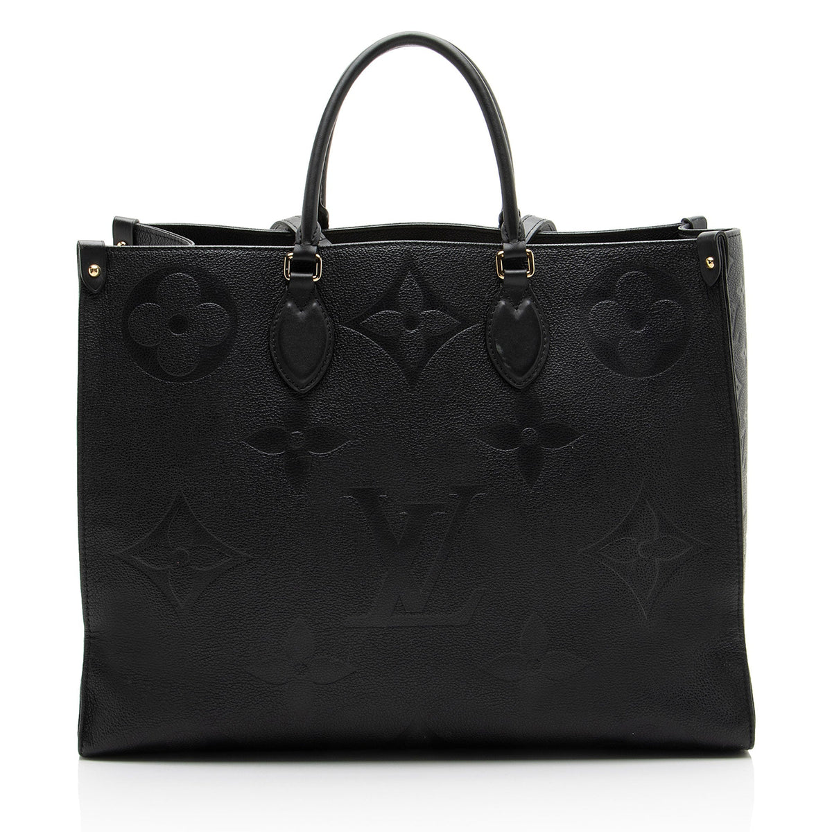 Louis Vuitton Giant Monogram Empreinte Onthego GM Tote Bag - Black