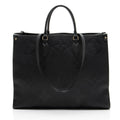 Louis Vuitton Giant Monogram Empreinte Onthego GM Tote Bag - Black