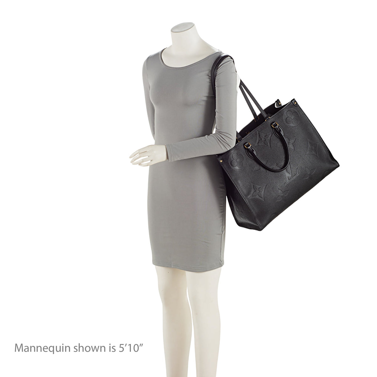 Louis Vuitton Giant Monogram Empreinte Onthego GM Tote Bag - Black