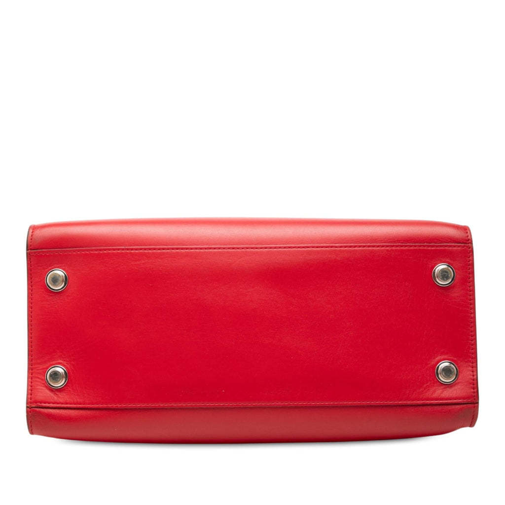 Louis Vuitton Leather City Steamer MM Satchel - Red