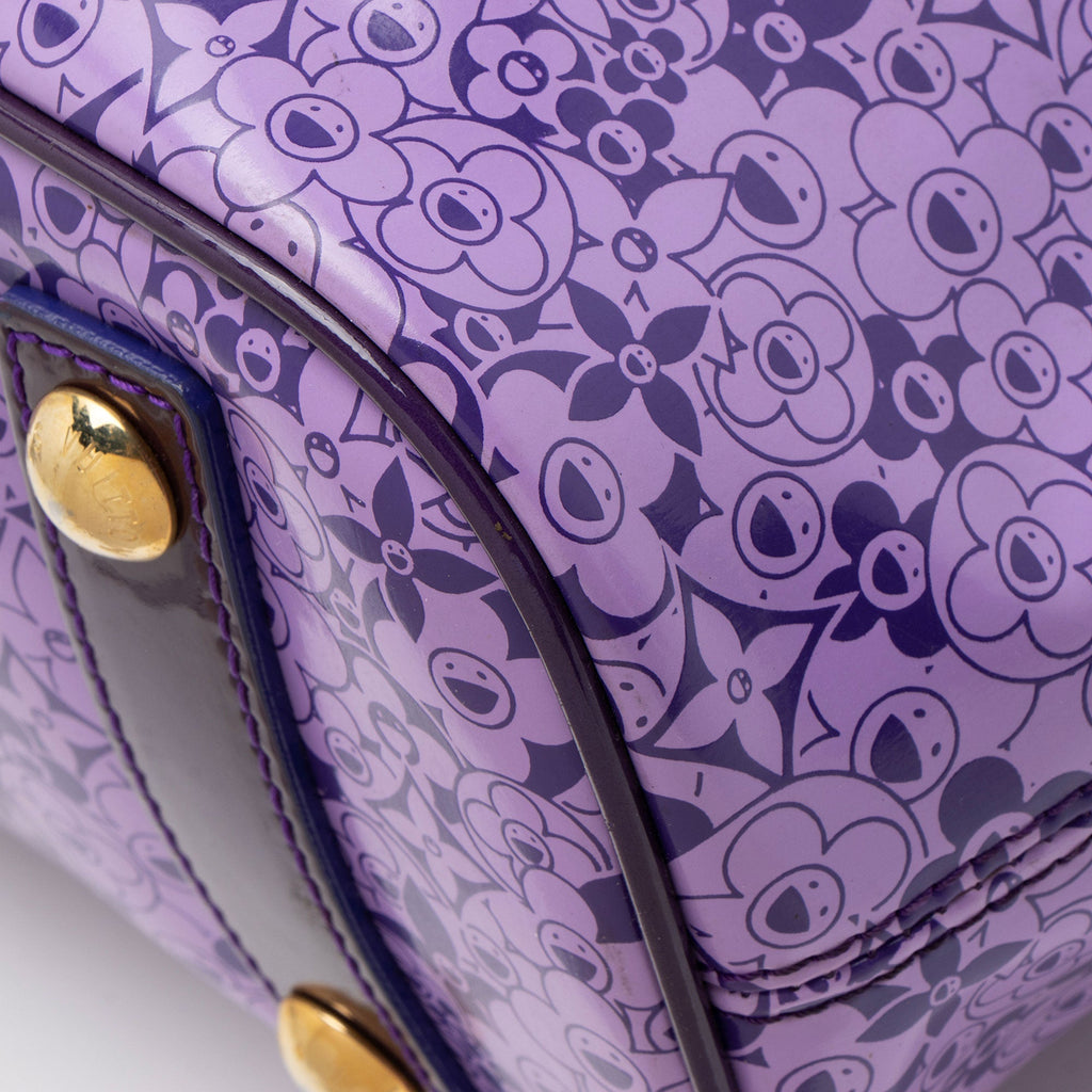 Louis Vuitton Limited Edition Cosmic Blossom PM Tote Bag - Purple