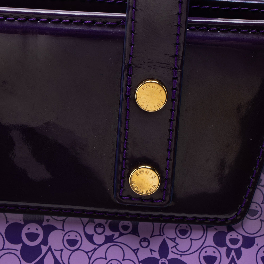 Louis Vuitton Limited Edition Cosmic Blossom PM Tote Bag - Purple