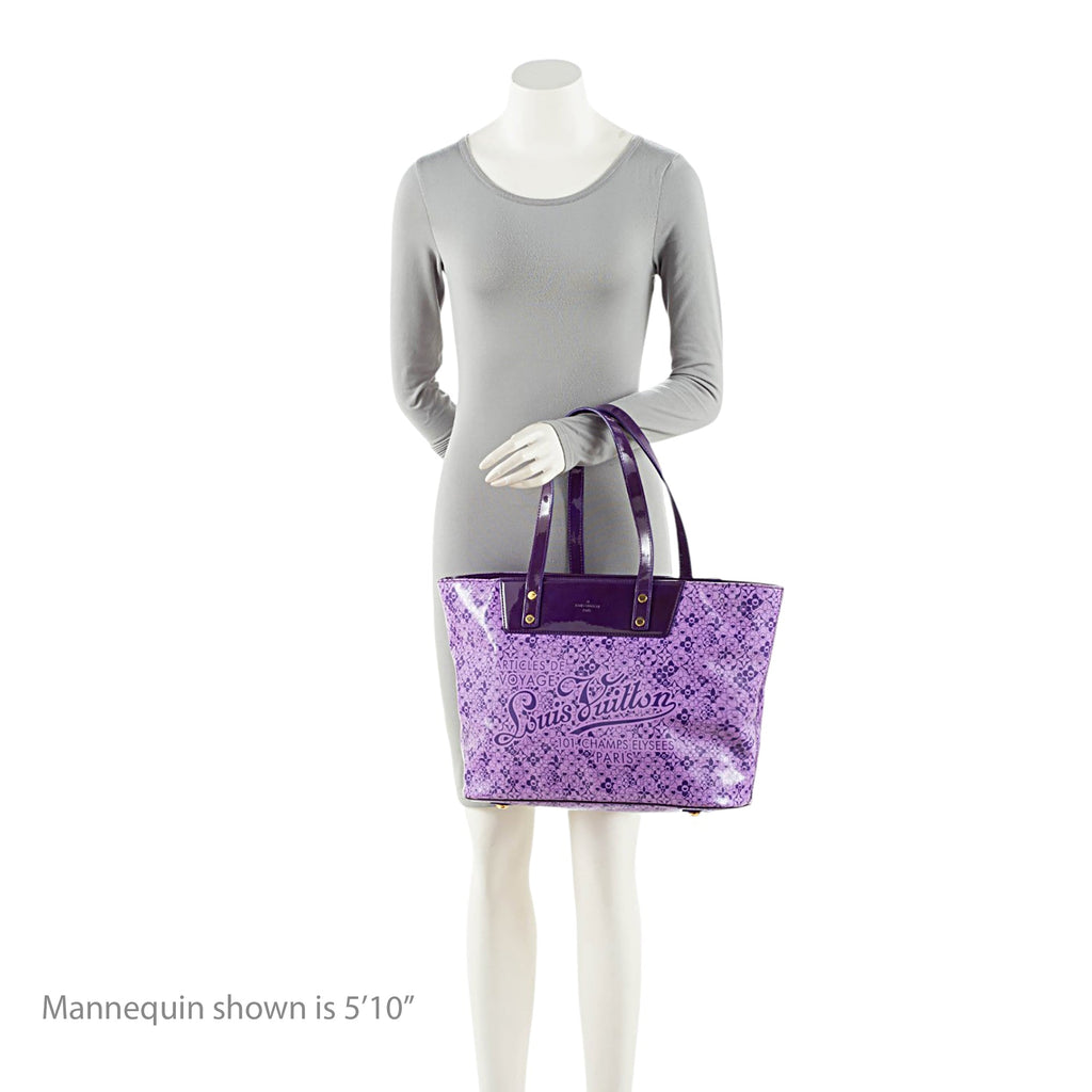 Louis Vuitton Limited Edition Cosmic Blossom PM Tote Bag - Purple