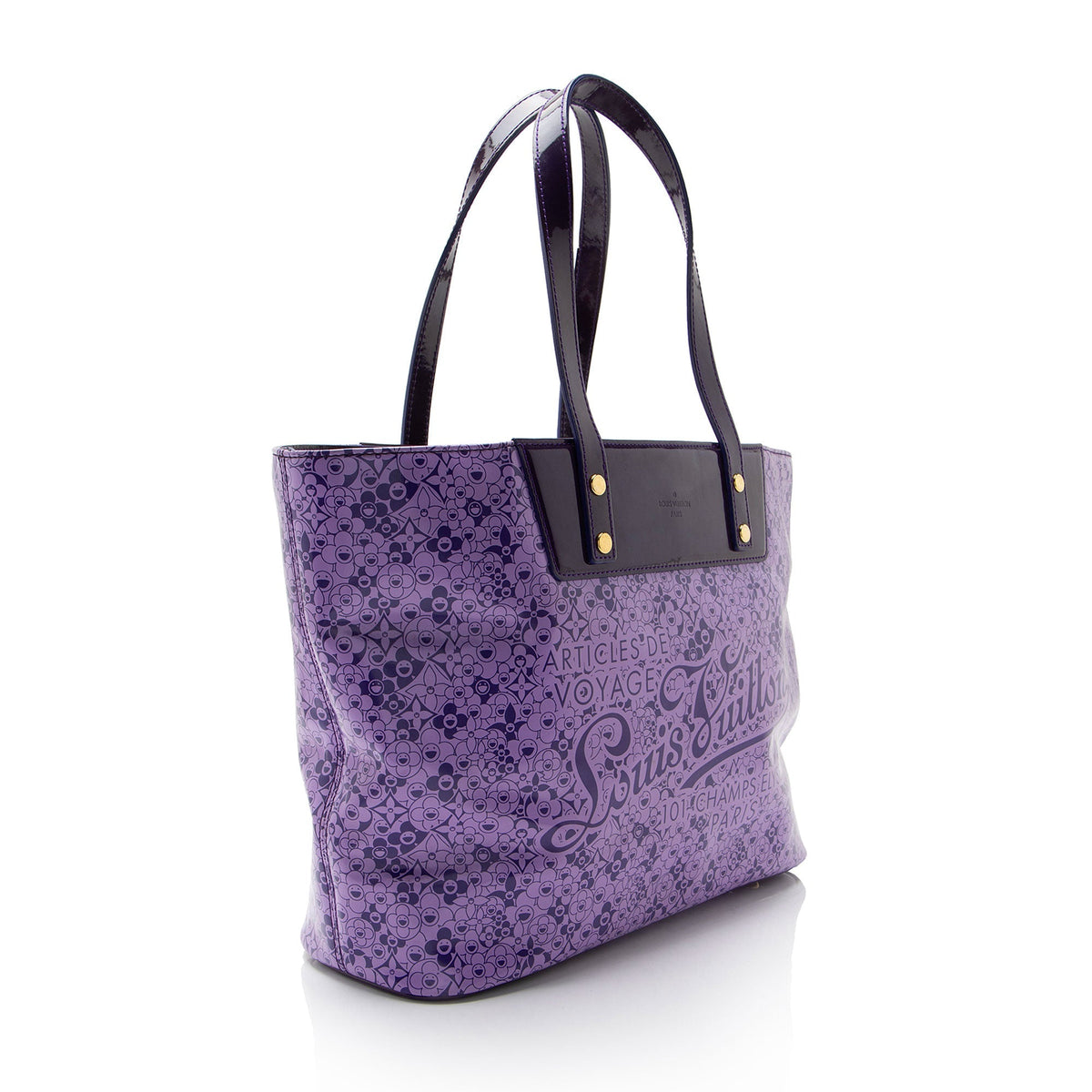 Louis Vuitton Limited Edition Cosmic Blossom PM Tote Bag - Purple