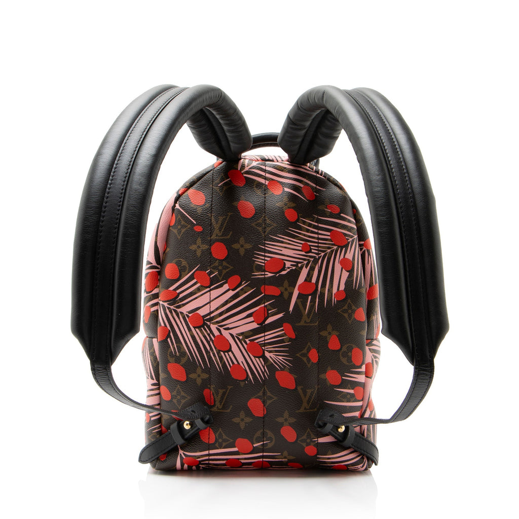 Louis Vuitton Limited Edition Monogram Canvas Jungle Dots Palm Springs PM Backpack - Brown/Pink/Red