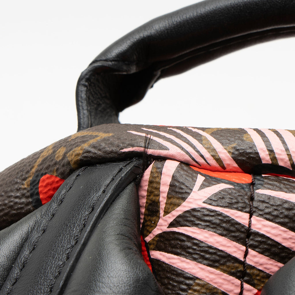 Louis Vuitton Limited Edition Monogram Canvas Jungle Dots Palm Springs PM Backpack - Brown/Pink/Red