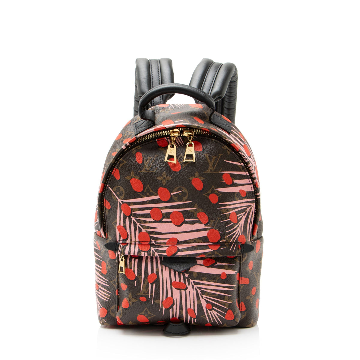 Louis Vuitton Limited Edition Monogram Canvas Jungle Dots Palm Springs PM Backpack - Brown/Pink/Red