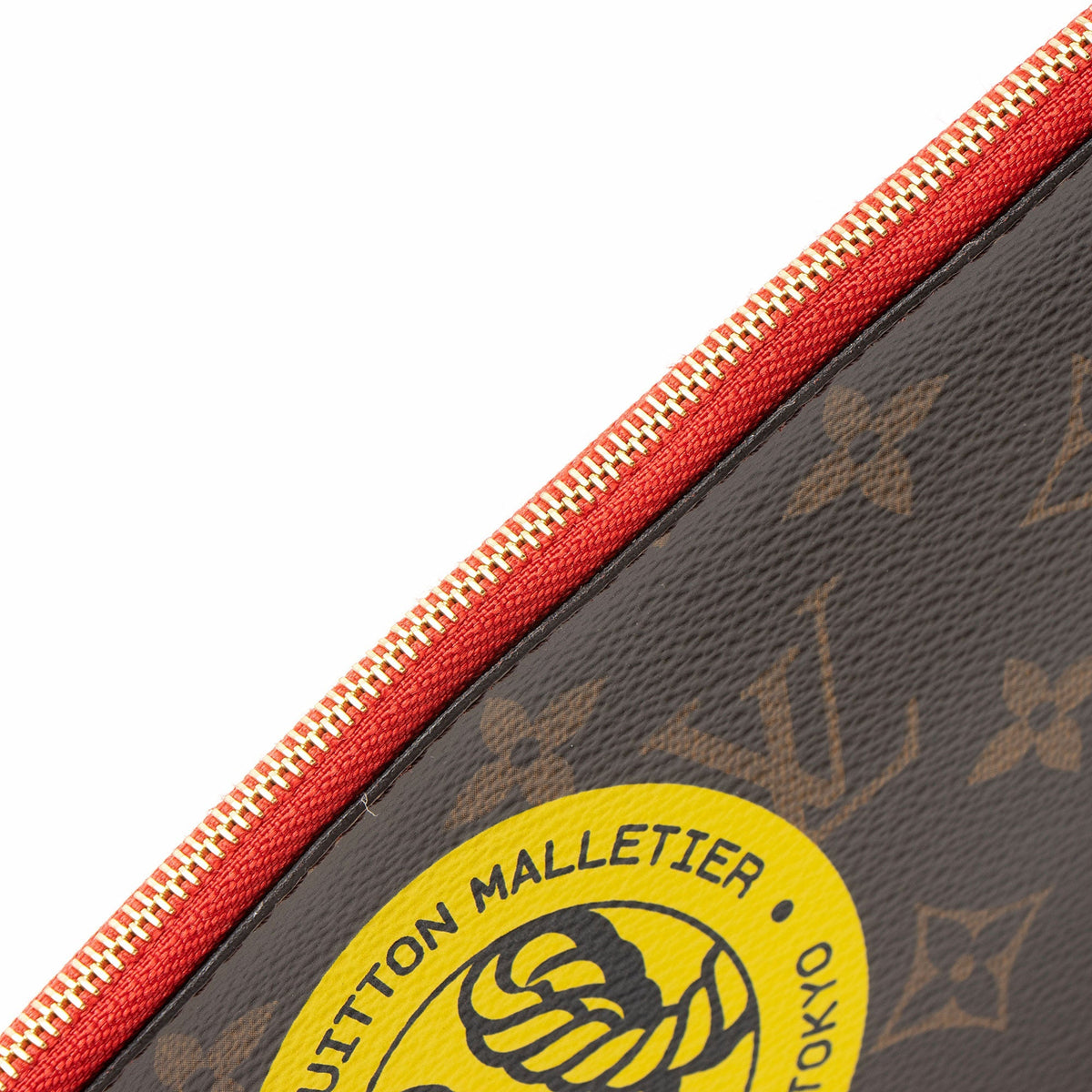 Louis Vuitton Limited Edition Monogram Canvas World Tour Neverfull MM Pochette - Brown/Multi