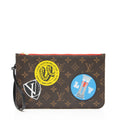 Louis Vuitton Limited Edition Monogram Canvas World Tour Neverfull MM Pochette - Brown/Multi