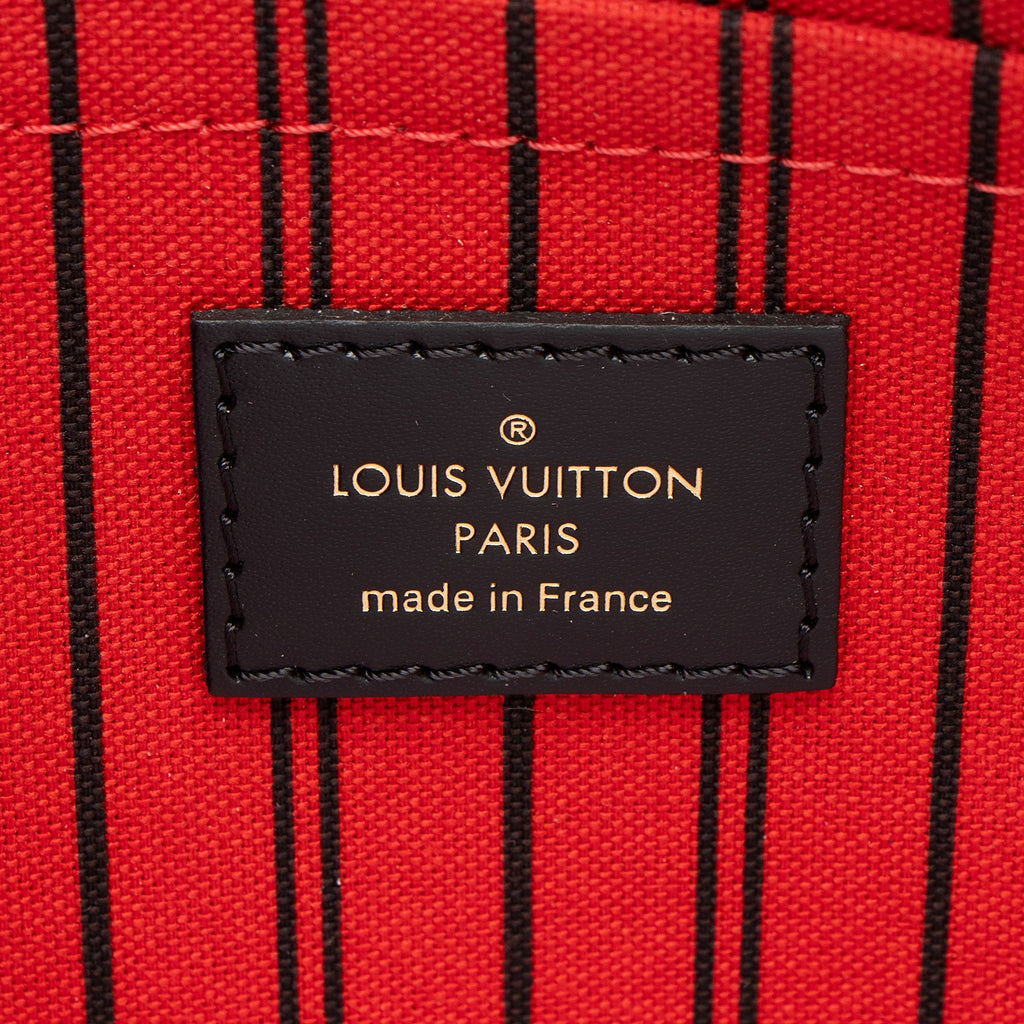 Louis Vuitton Limited Edition Monogram Canvas World Tour Neverfull MM Pochette - Brown/Multi