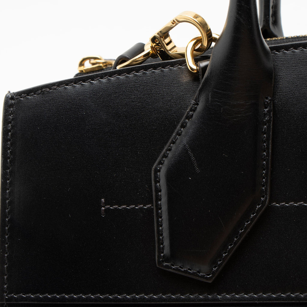 Louis Vuitton Limited Edition Monogram Stripe City Steamer MM Tote Bag - Black/Brown/Orange/White