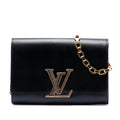Louis Vuitton Louise Chain GM Shoulder Bag - Black