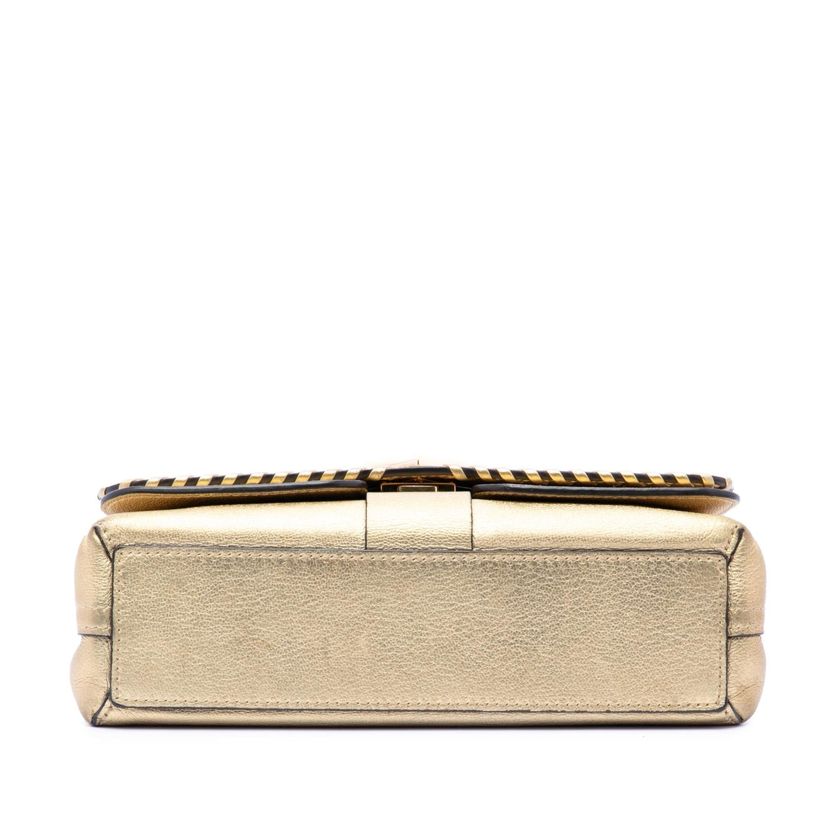 Louis Vuitton Metallic Cuir Plume Ecume Very Chain Bag - Gold
