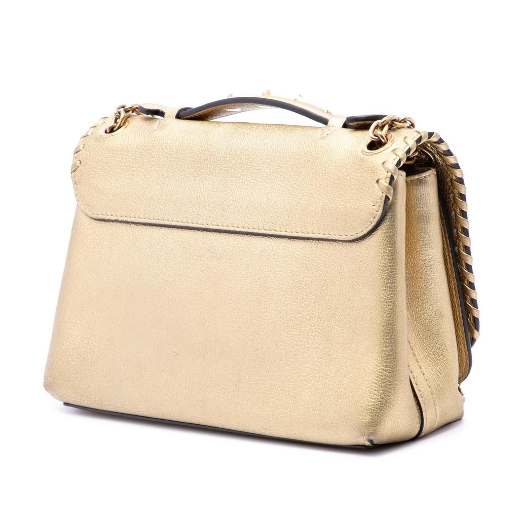 Louis Vuitton Metallic Cuir Plume Ecume Very Chain Bag - Gold