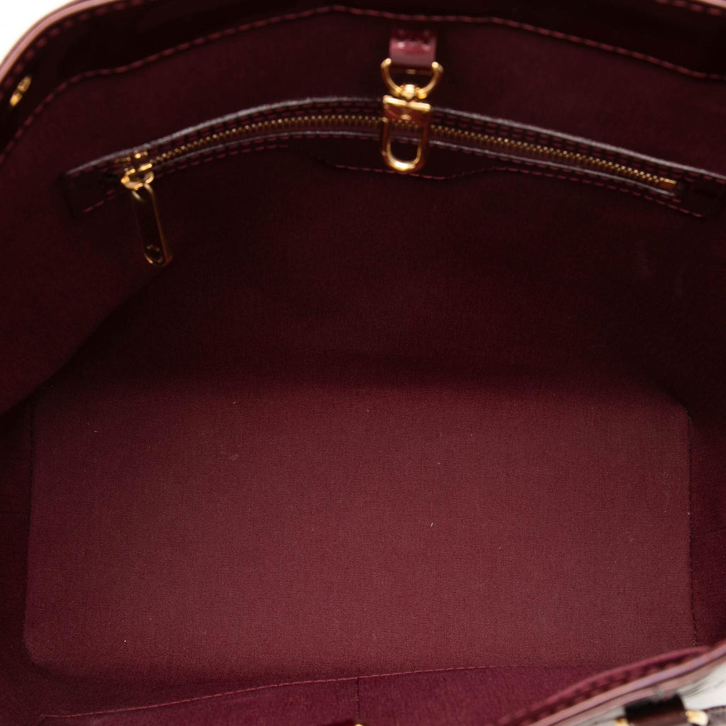 Louis Vuitton Mongoram Vernis Avalon MM Tote Bag - Red