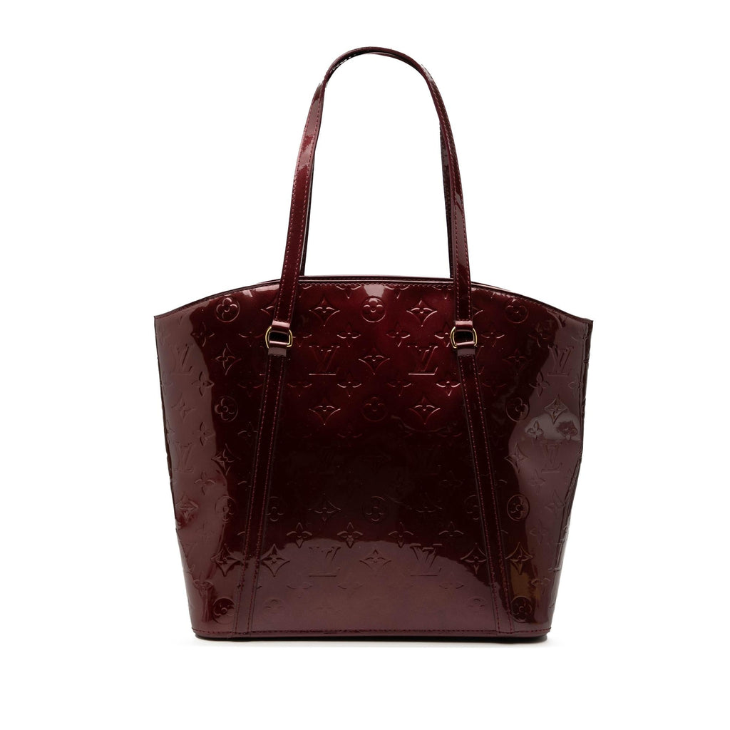 Louis Vuitton Mongoram Vernis Avalon MM Tote Bag - Red