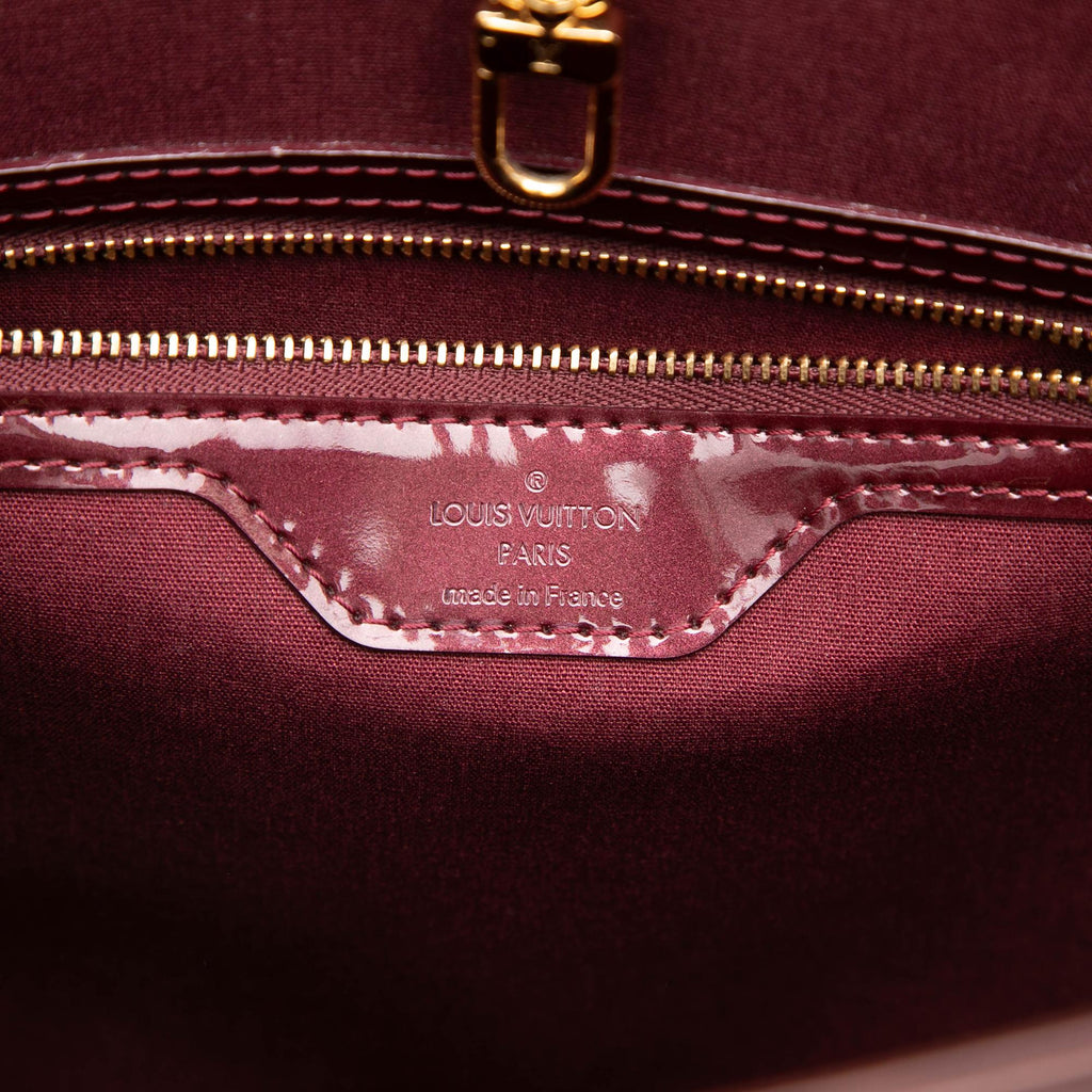 Louis Vuitton Mongoram Vernis Avalon MM Tote Bag - Red