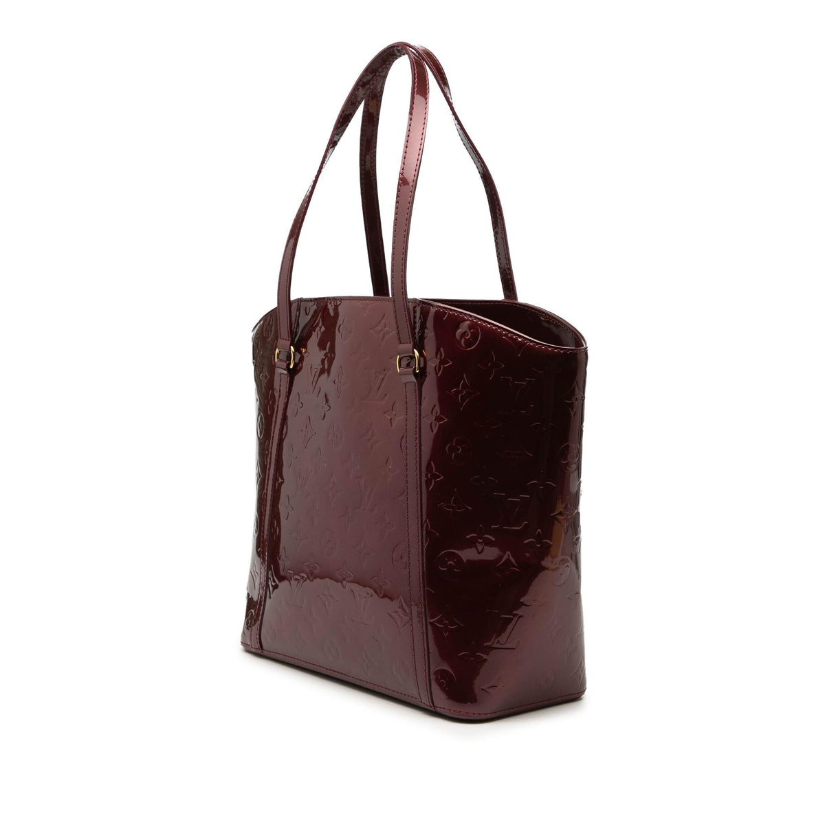 Louis Vuitton Mongoram Vernis Avalon MM Tote Bag - Red