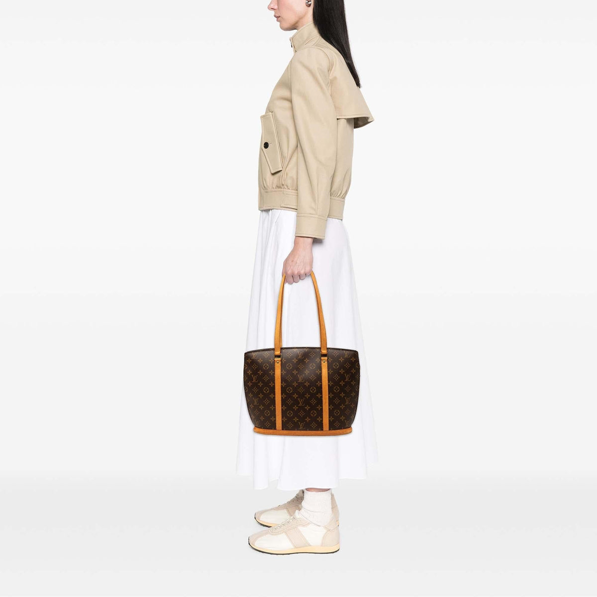 Louis Vuitton Monogram Babylone Tote Bag - Brown