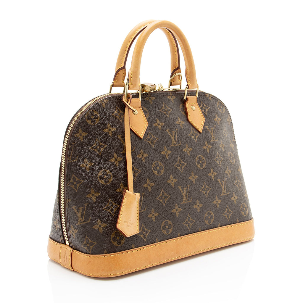 Louis Vuitton Monogram Canvas Alma PM Satchel - Brown