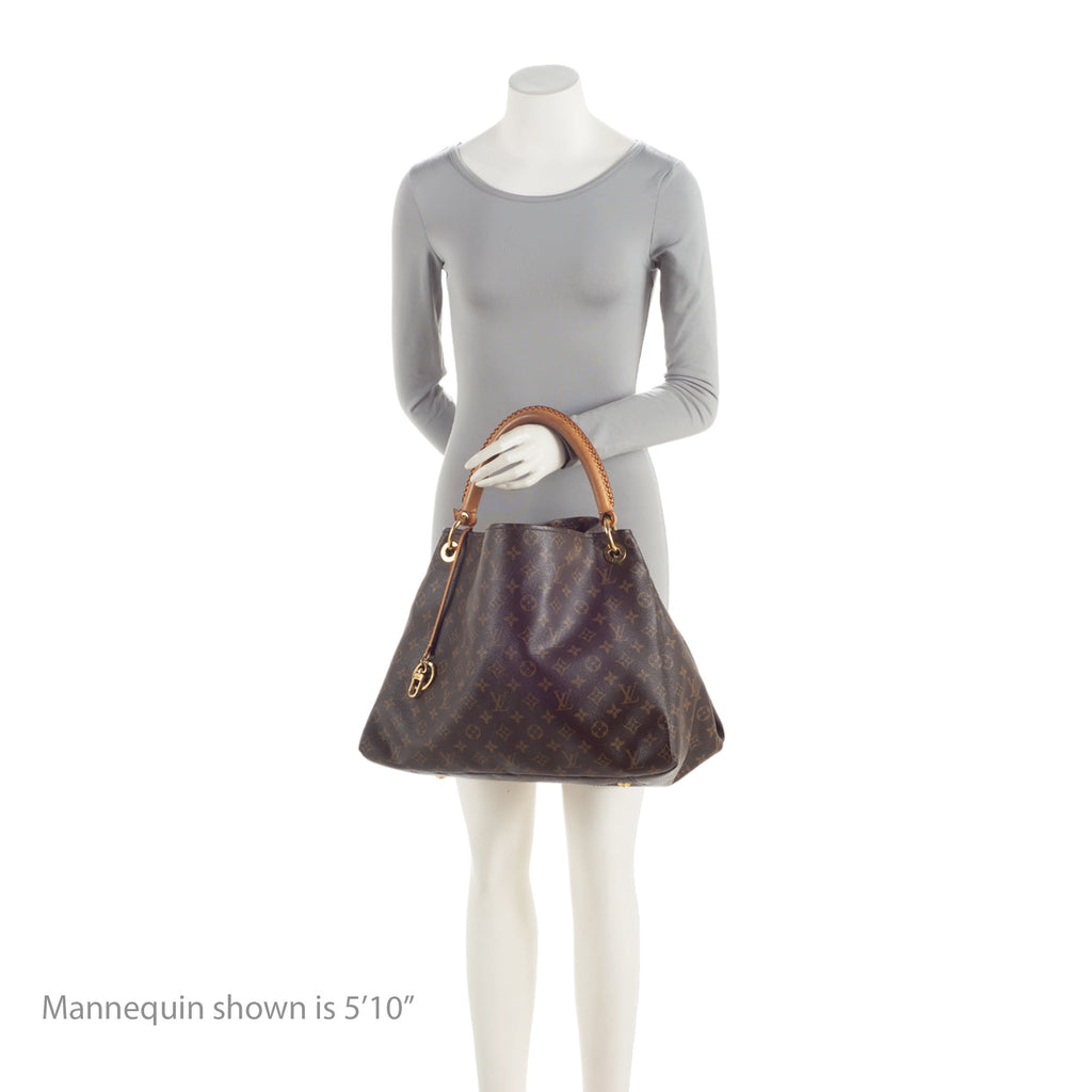 Louis Vuitton Monogram Canvas Artsy MM Shoulder Bag - Brown