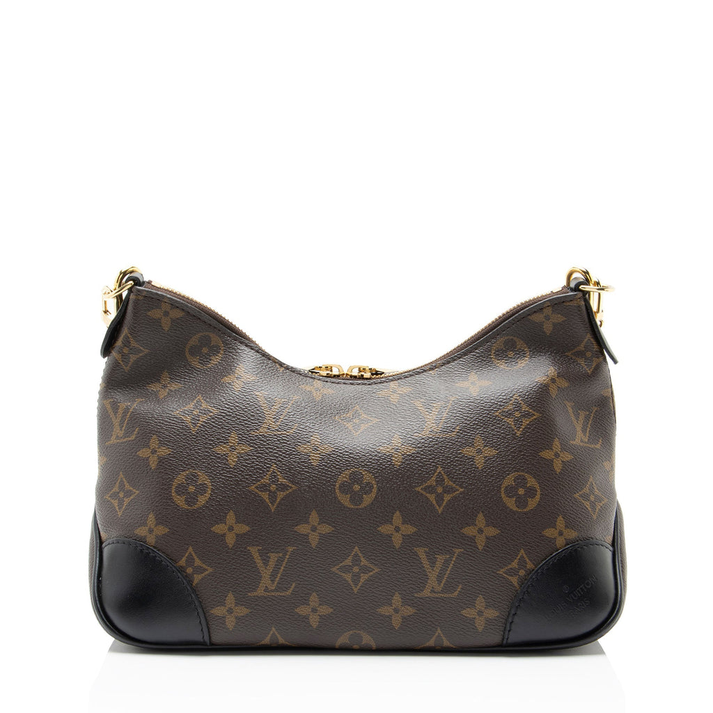 Louis Vuitton Monogram Canvas Boulogne NM Shoulder Bag - Black/Brown